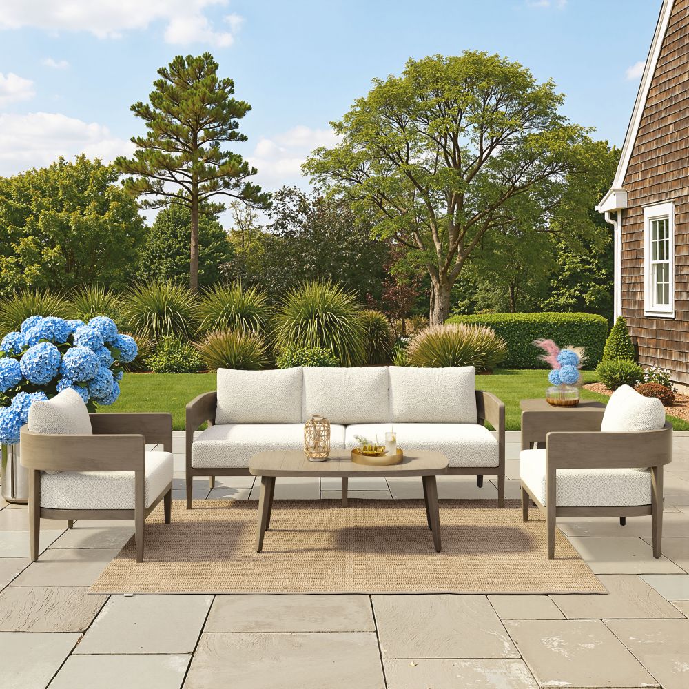 Foret Olefin Fabric Outdoor Sofa