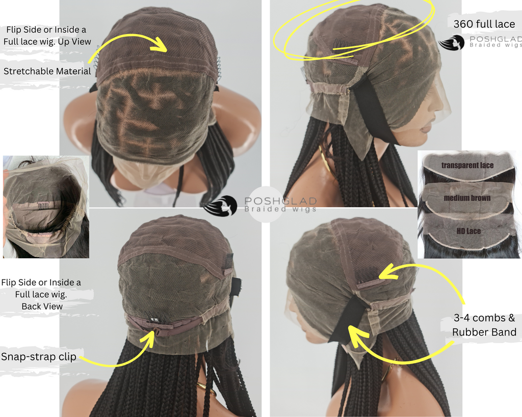 Beyoncé Honey Blonde Knotless Braid Wig "Premium Swiss Full Lace"