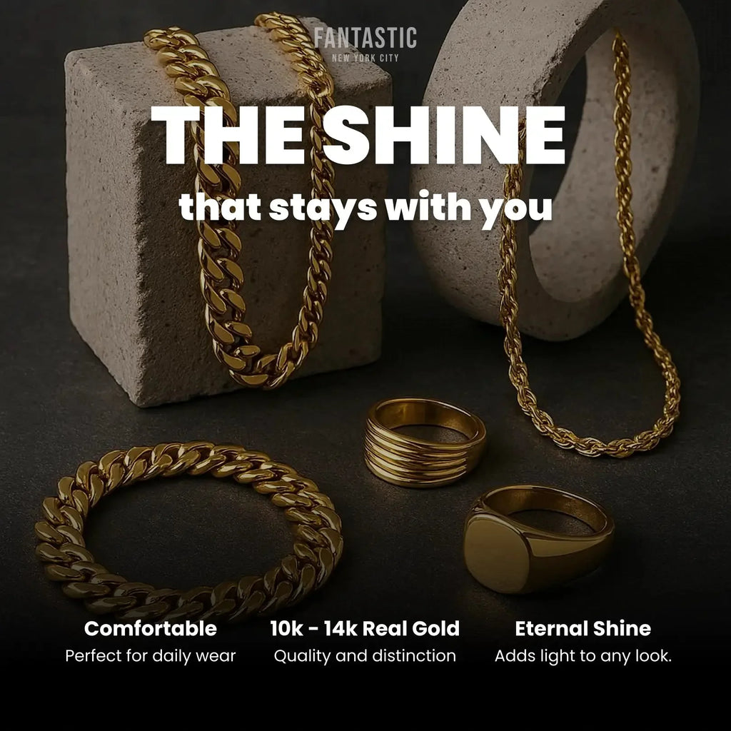 10K Gold- Solid Cuban Link Diamond Cut (Pave) Chain