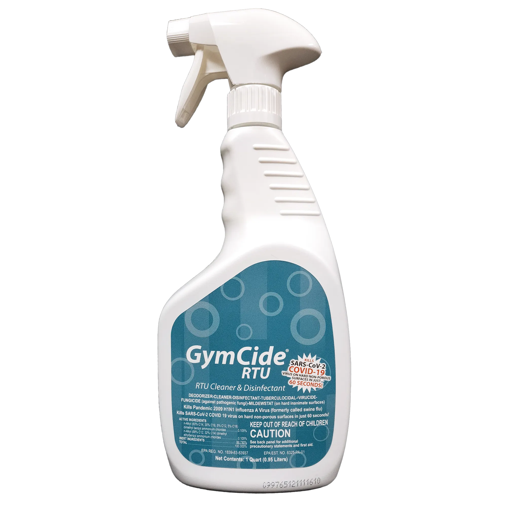 GymCide Ready-To-Use Sport Disinfectant & Cleaner, Quart