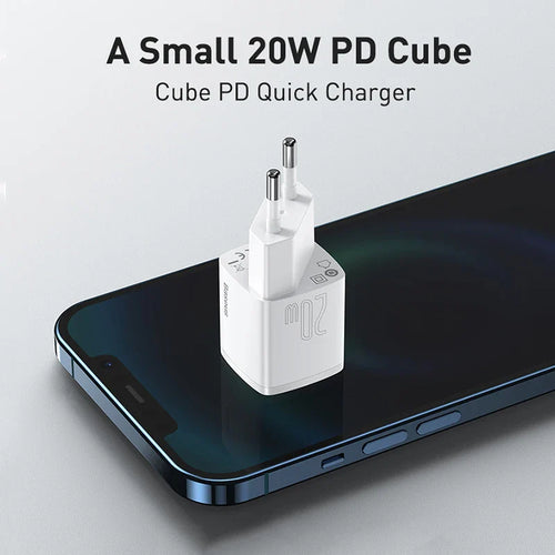 20W USB-C PD Fast Charger – Portable Type-C Wall Adapter, PD 3.0 & QC3.0 Compatible for Modern Smartphones
