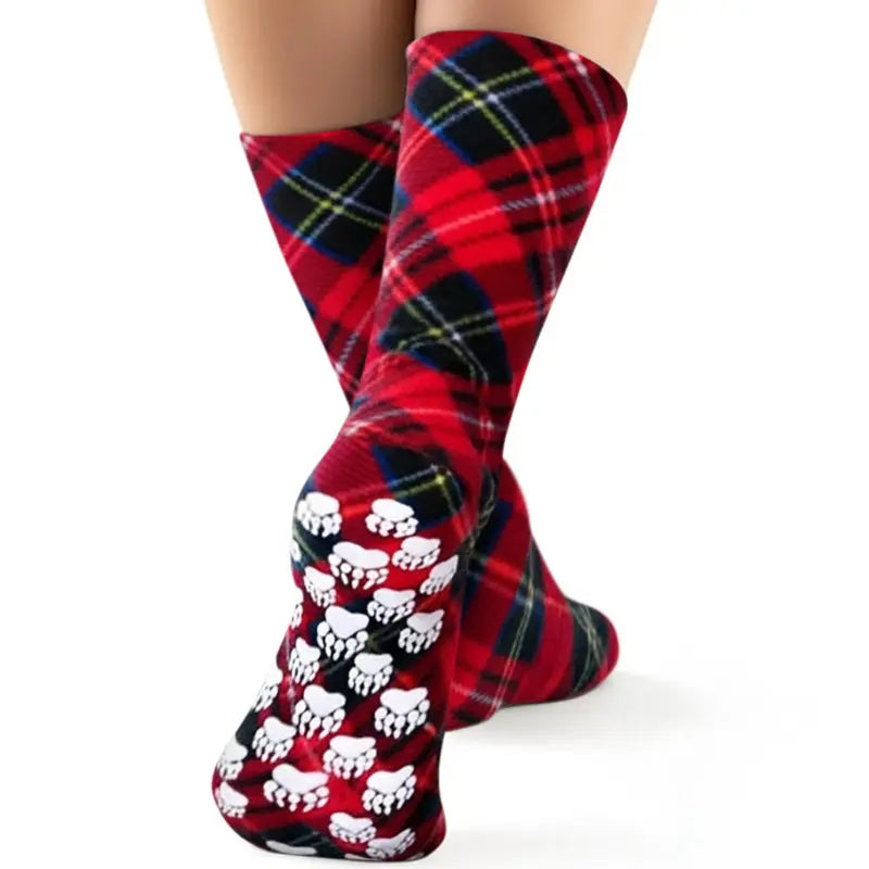 Kids' Nonskid Fleece Socks - Highlander