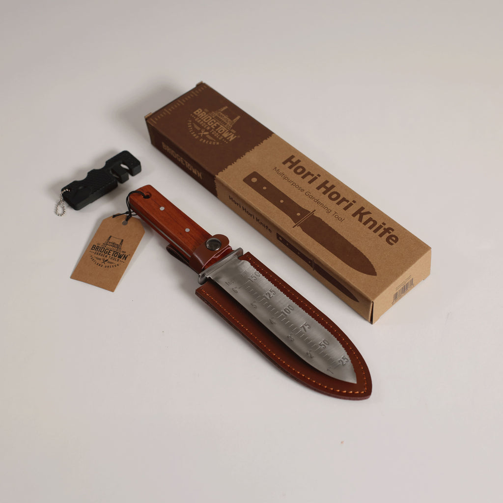 Rosewood Handle Stainless Hori Hori Gardening Knife