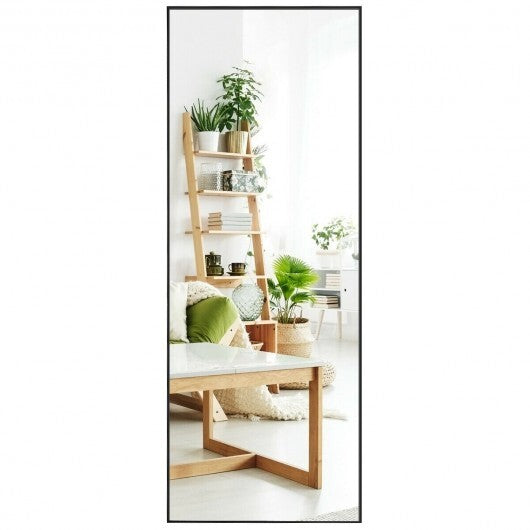 59 Inch Full Length Mirror Large Rectangle Bedroom Mirror-Golden