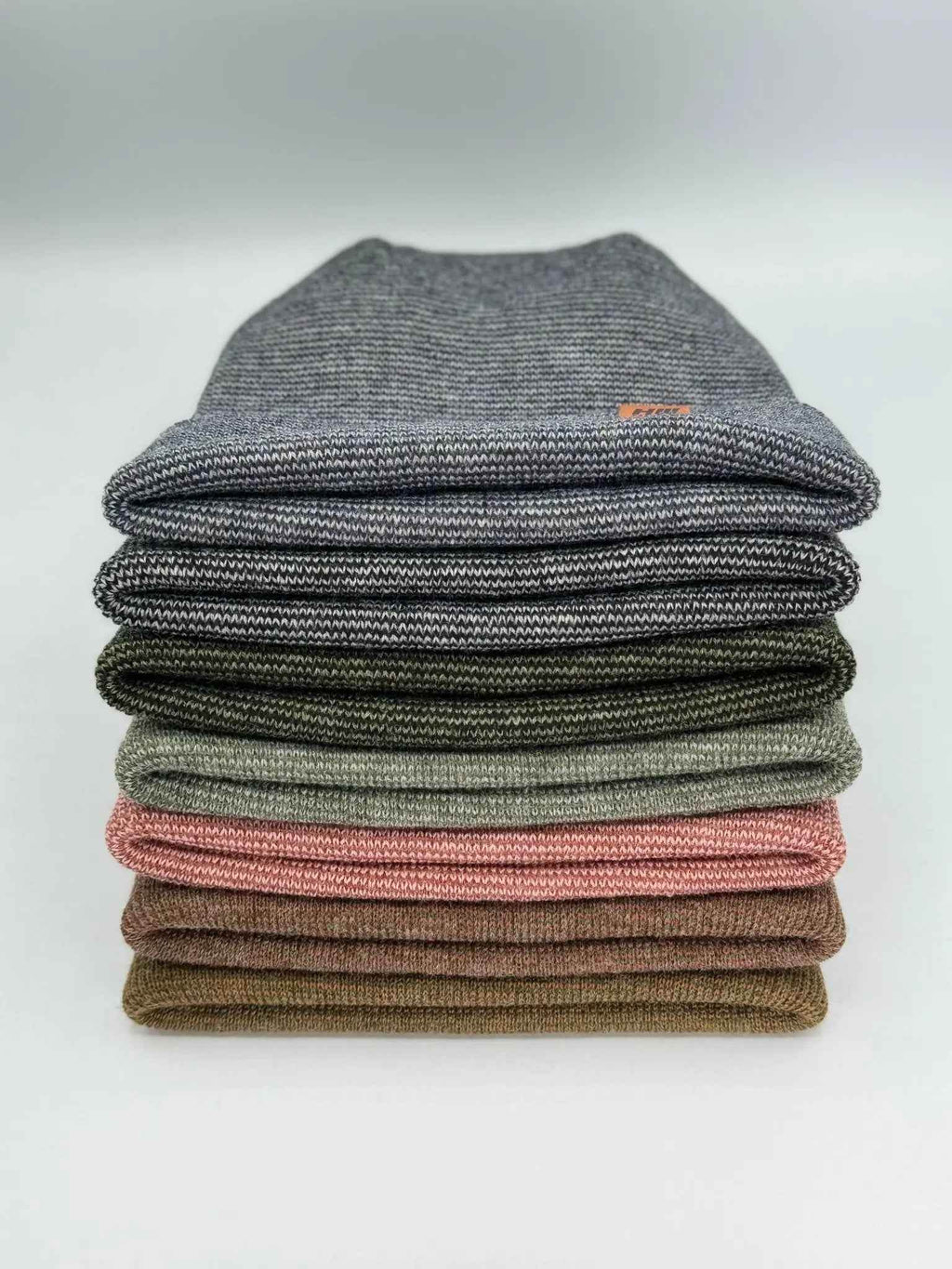 Haakwear H Stitch Fusion Cuffed Beanie / Hat (Patent Design) Brown / Green, Made in USA