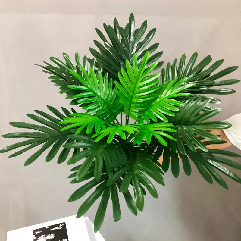 Dlight Decor 50cm Palm Plant with 18 Tropical Leaves