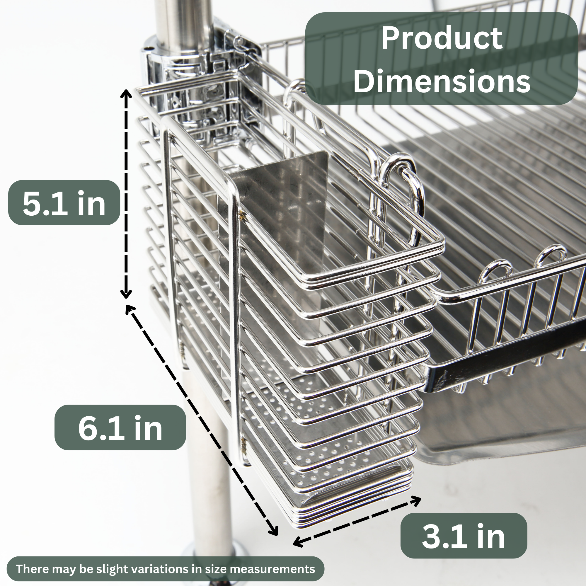 Hanging Rectangular Cutlery Holder
