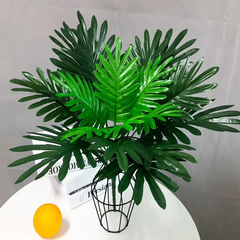 Dlight Decor 50cm Palm Plant with 18 Tropical Leaves