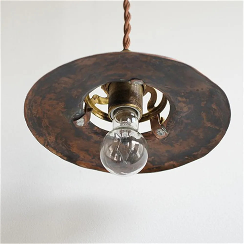 Vintage Brass Industrial Pendant Light - Perfect for Kitchen, Dining Room, Bar, and Loft Decor