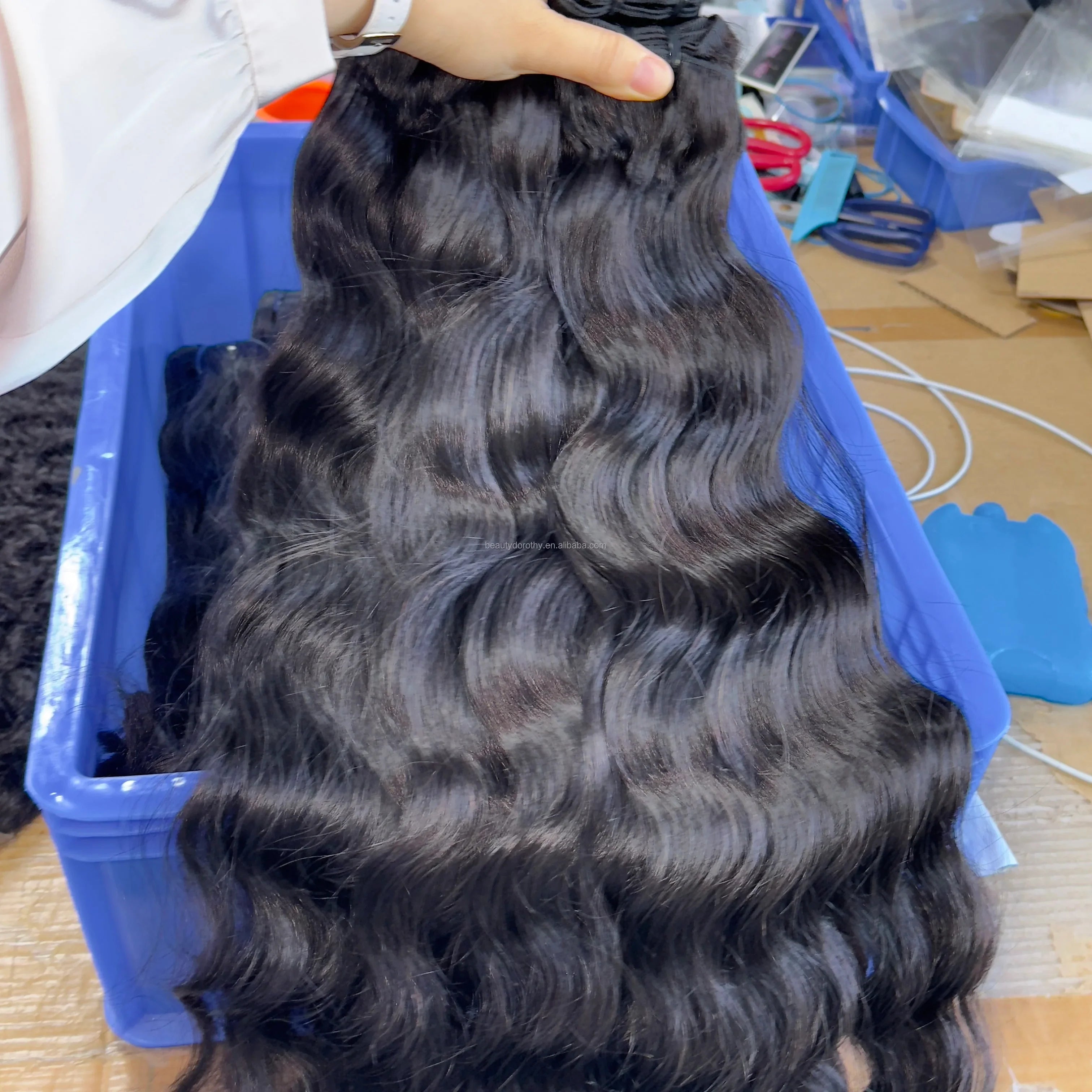 Wholesale Burmese Raw Hair Unprocessed Virgin Unprocessed Wavy Hair Vendors, Vietnamese Raw Cuticle Aligned Human Hair Bundles