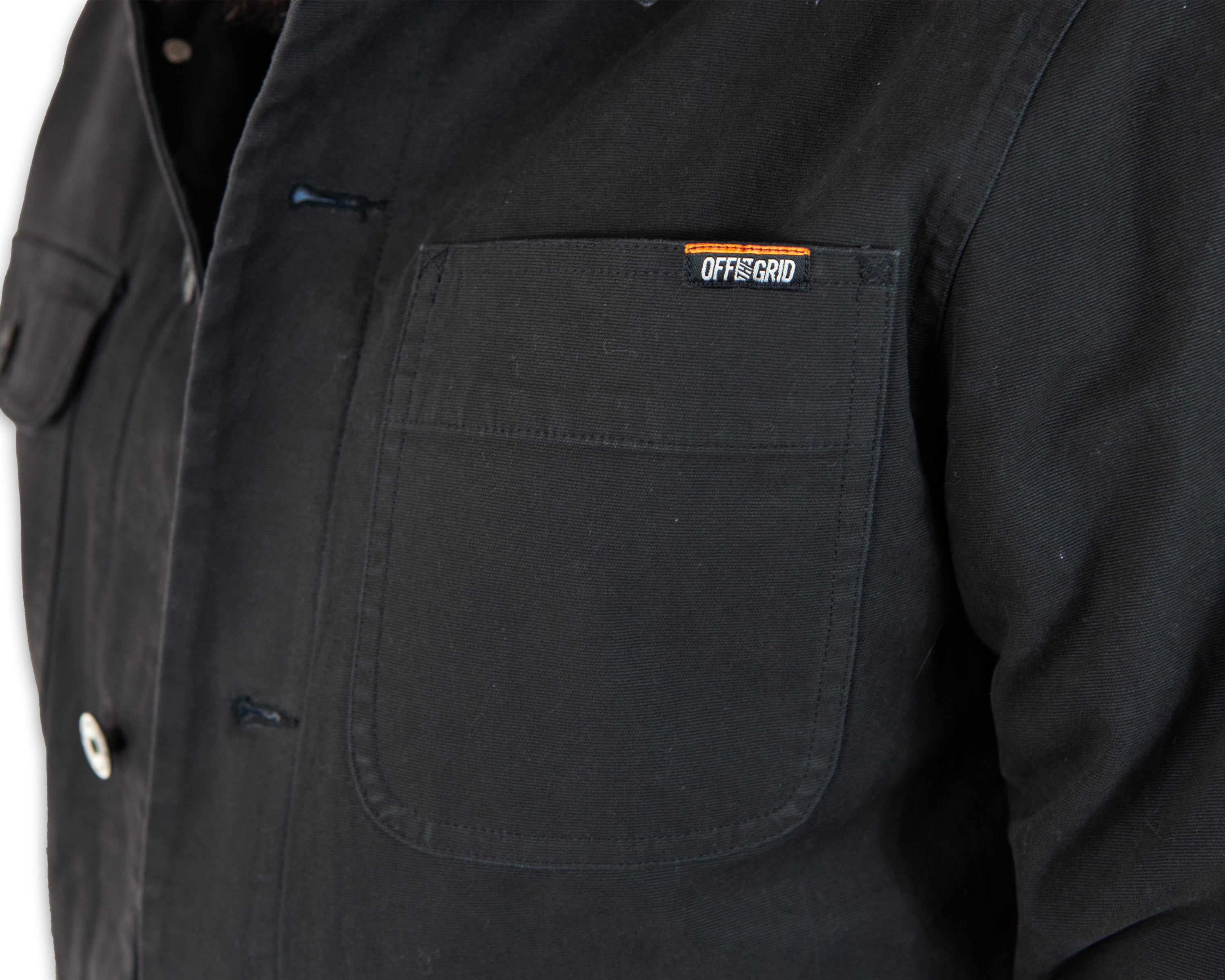 Heston Chore Coat - Black