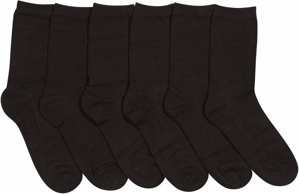 Sakkas Women's Fun Colorful Design Poly Blend Crew Socks Assorted 6-Pack