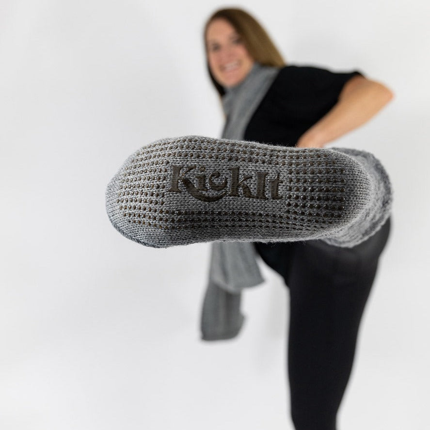 Slipper Socks in Navy Blue