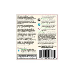 Milk Thistle Liver Detox Cleanse | Natural Liver Support & Detox Formula with BioPerine