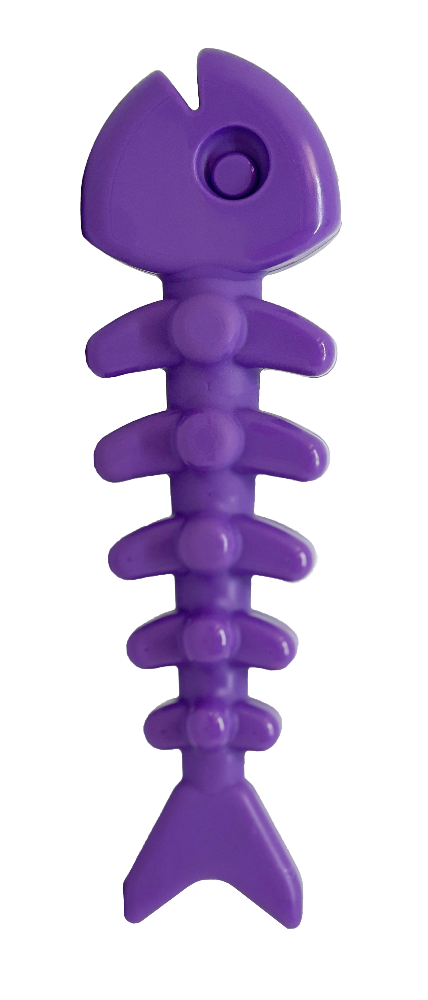 Fish Bone Nylon Dog Toy for Aggressive Chewers | USA Made | SodaPup
