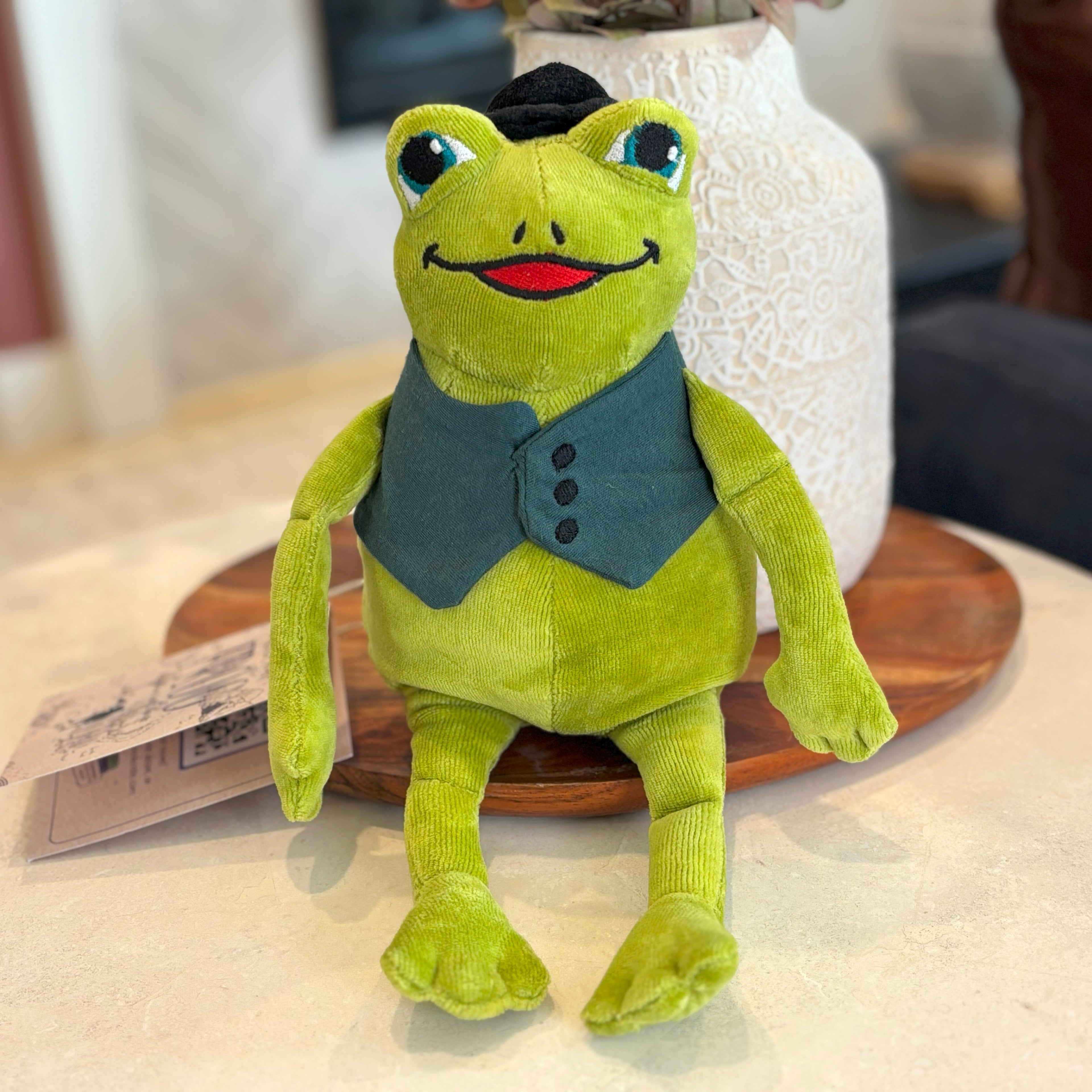 Frog: A World on Fire, Book Five & Organic Cotton Frog Plushie
