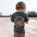 SURF N RIDE TEE - COAL(Up to 10 years)