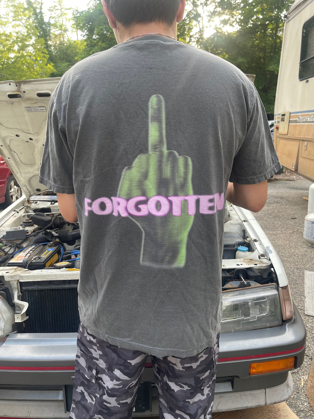 Paranormal Forgotten Garment Dyed Streetwear Tee