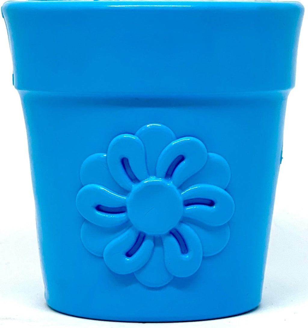 Large Flower Pot eCup Dog Treat Dispenser | Durable USA-Made Enrichment Toy | SodaPup