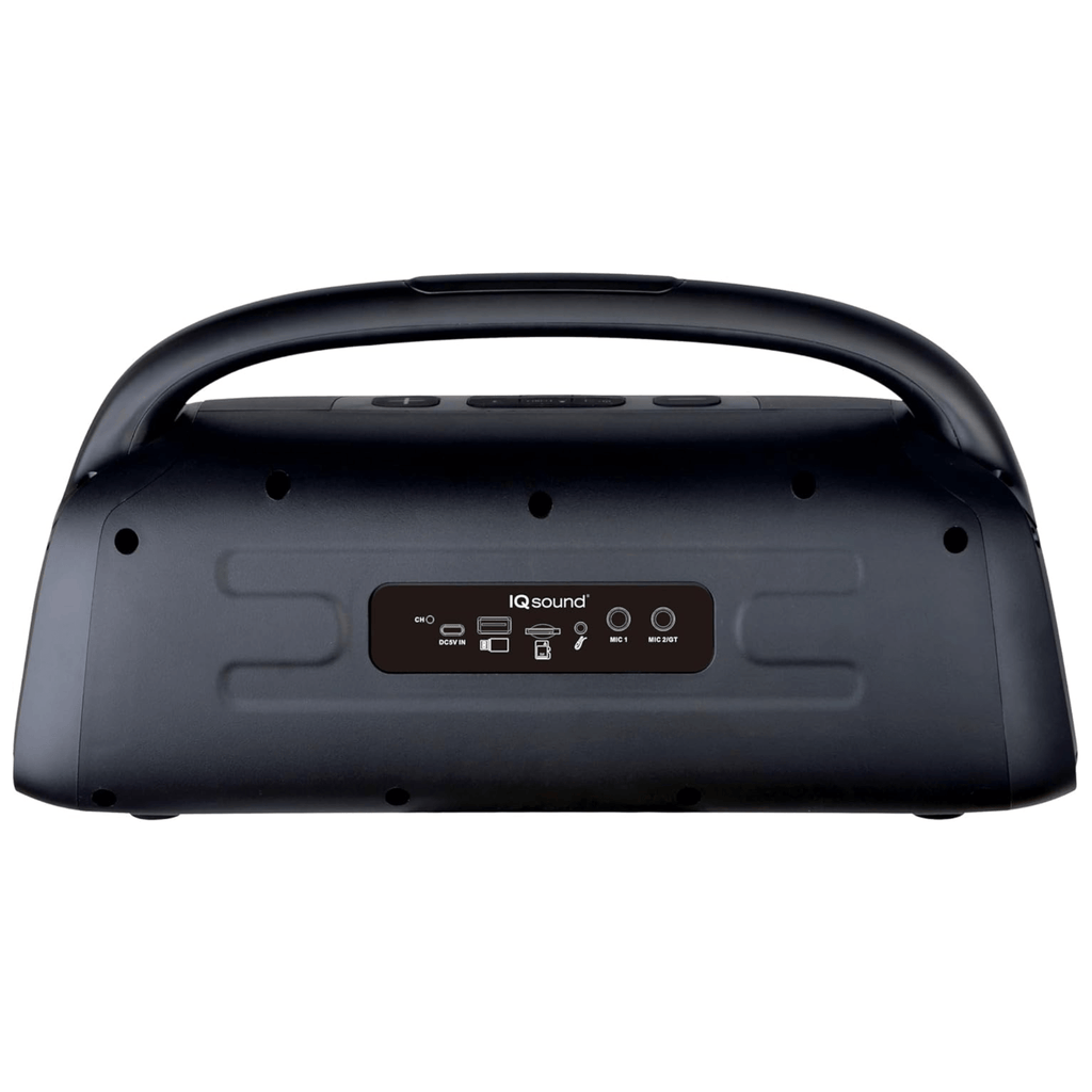 IQ Sound Portable Bluetooth Speaker with RGB Lights and TWS-Enhanced Stereo Sound