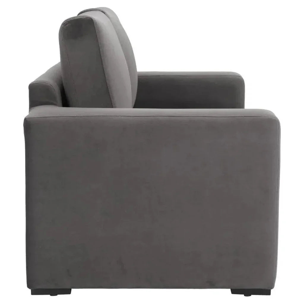 Jide Wood Grey Sleeper Sofa