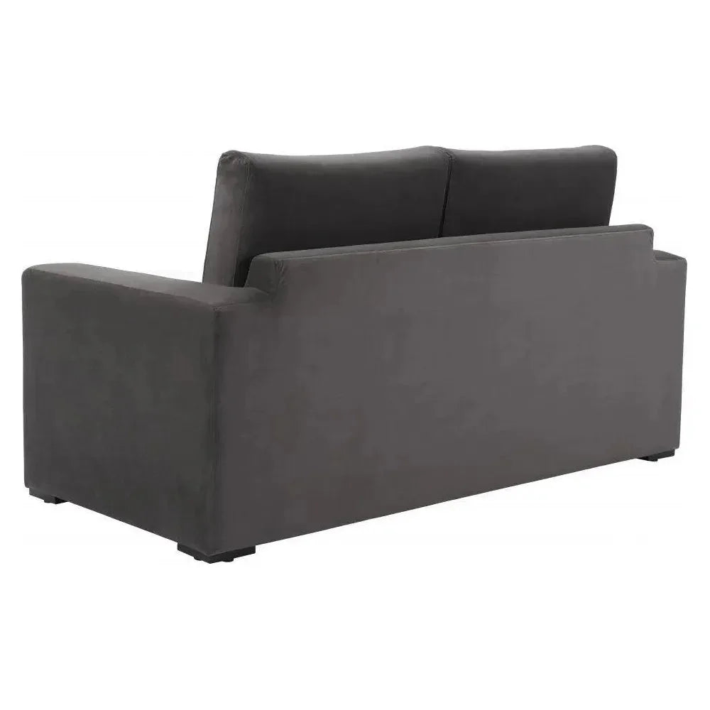 Jide Wood Grey Sleeper Sofa