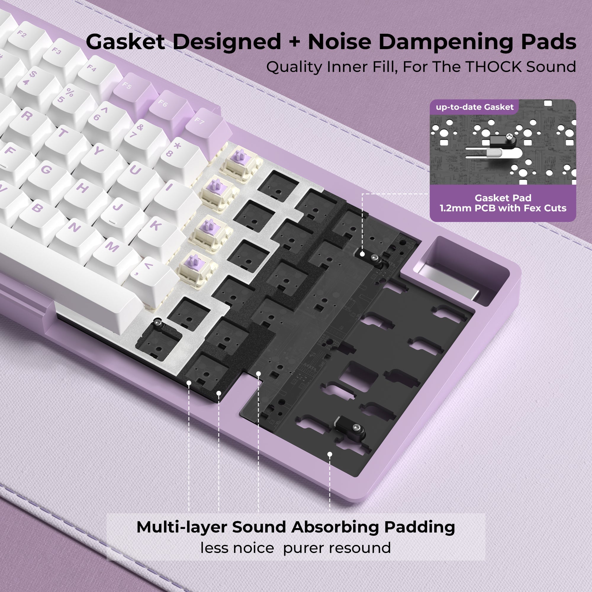 XVX K75 Pro 75% CNC Aluminum Wireless Mechanical Keyboard