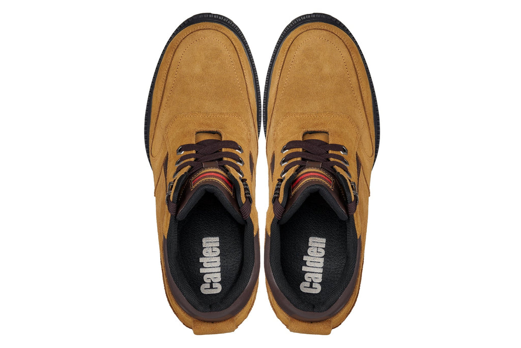 CALDEN 5.2-Inch Taller Brown Nubuck Elevator Boots K881803