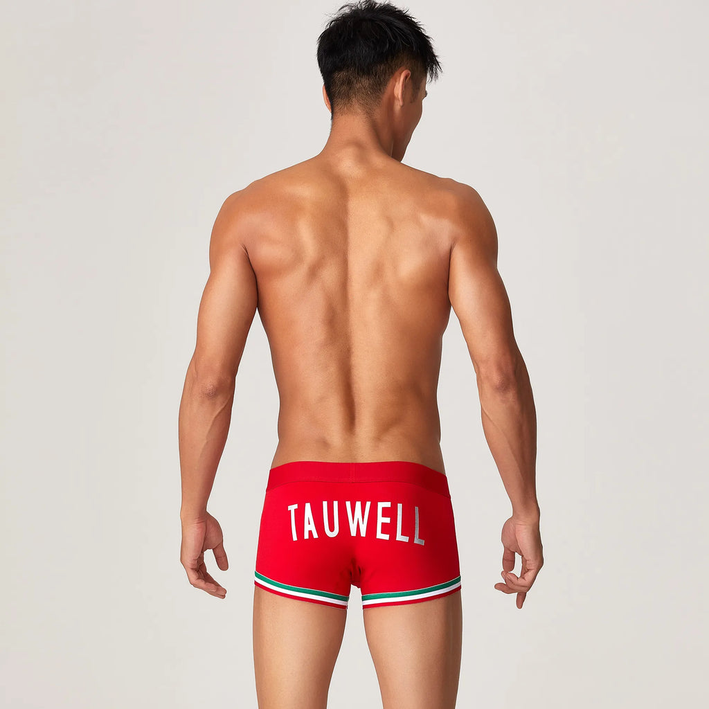 Men’s Cotton Boxer Briefs – Solid Color Streetwear Style