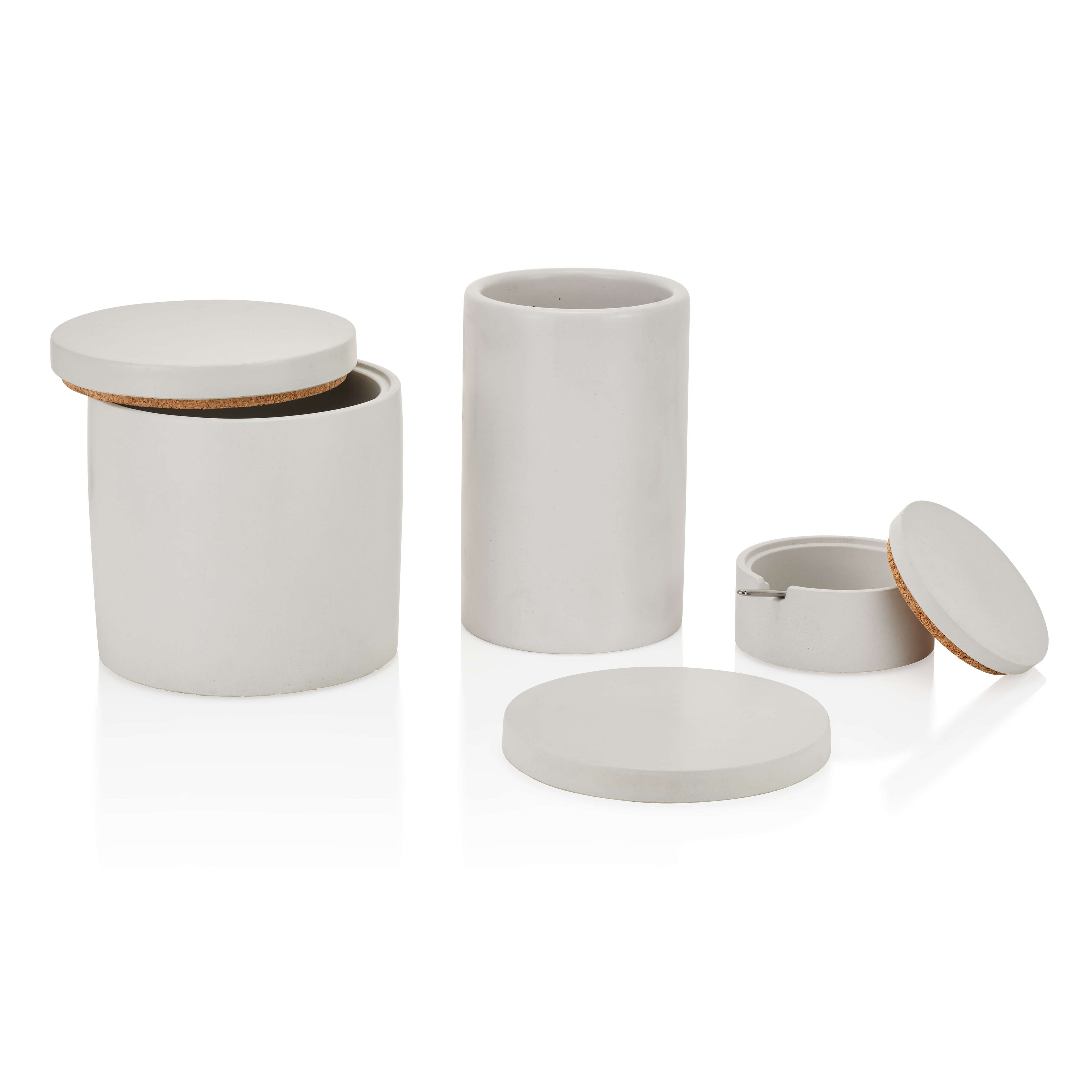 Concrete Trivet: White