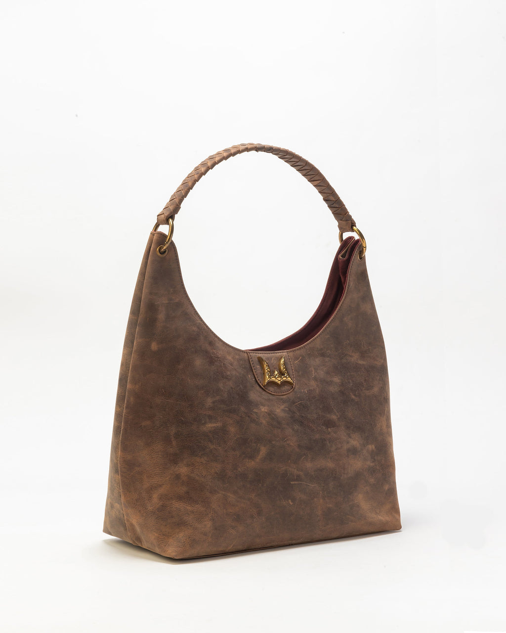 Lw Large Purse In Brunette Leather