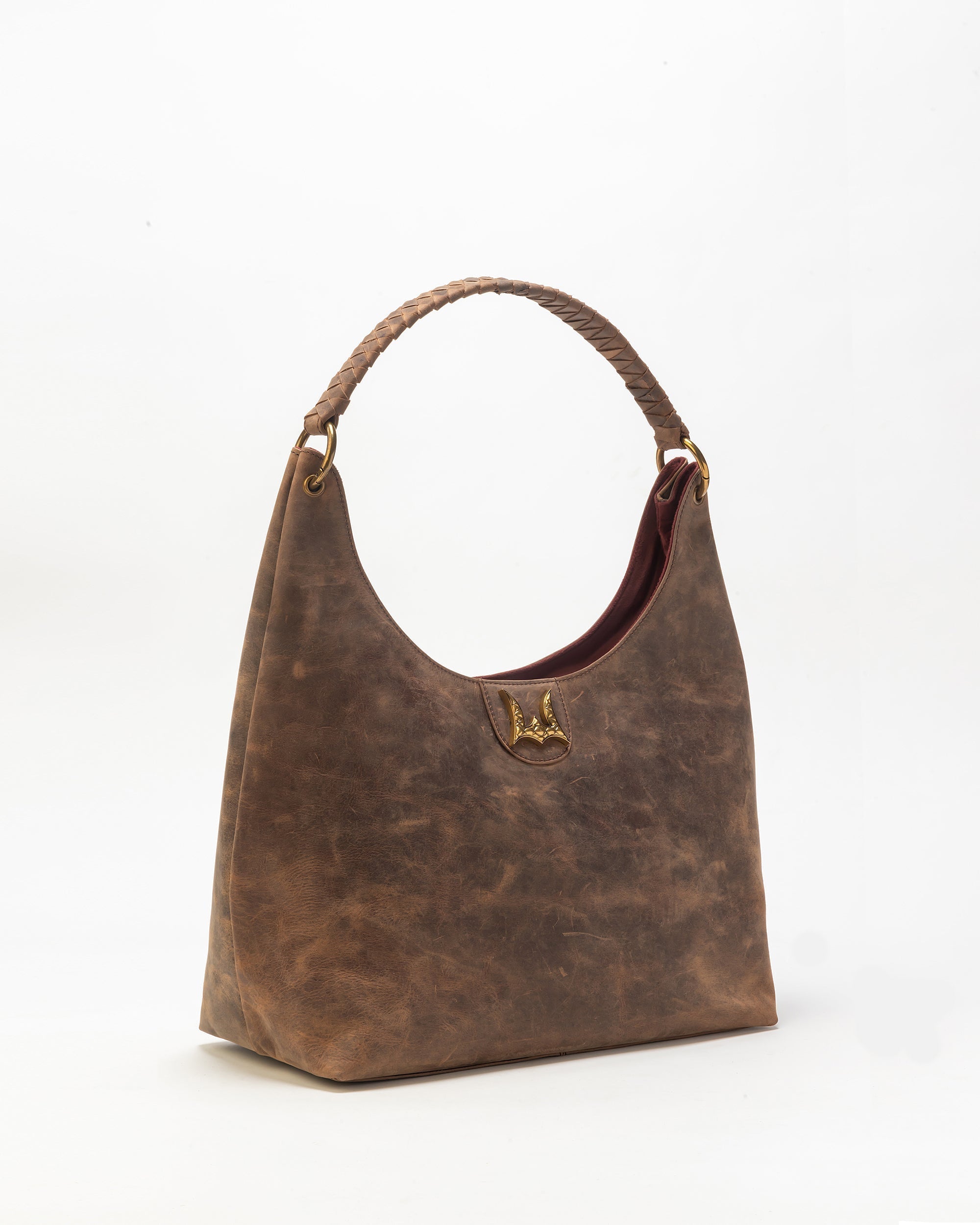 Lw Large Purse In Brunette Leather