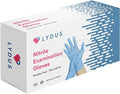 Lydus 5mil Blue Nitrile Examination Gloves (LBN5), case of 1000 (ASTM D6319, FDA 510k)