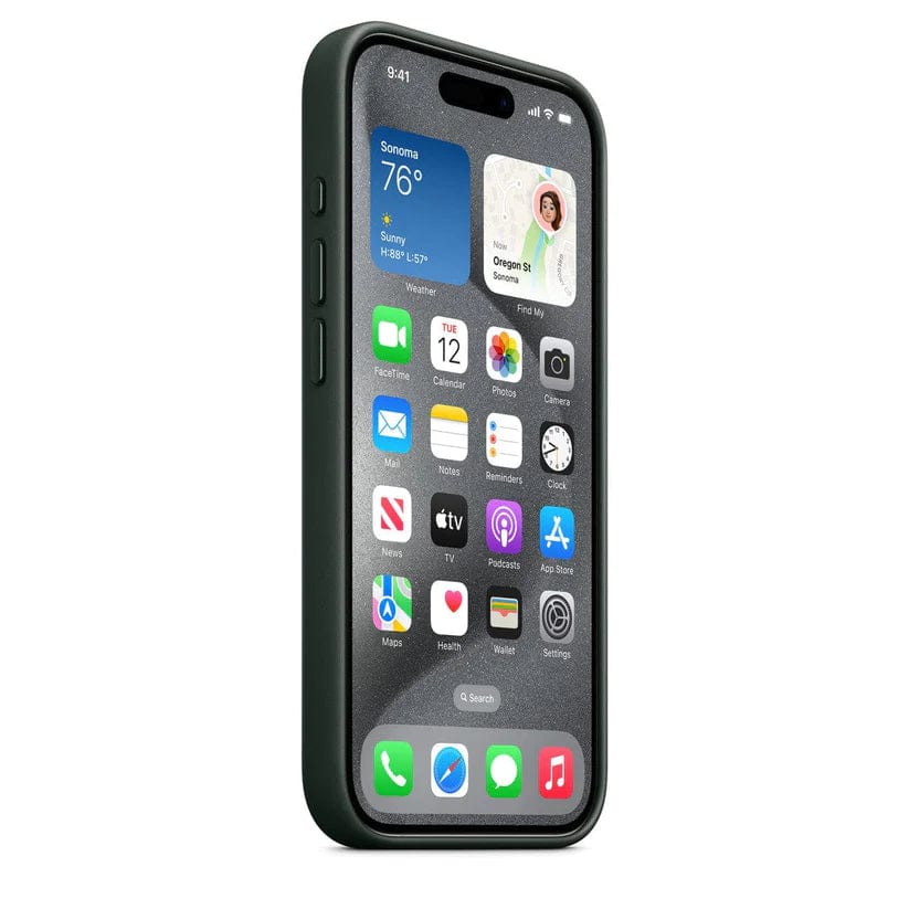 iPhone 15 Leather Case with MagSafe