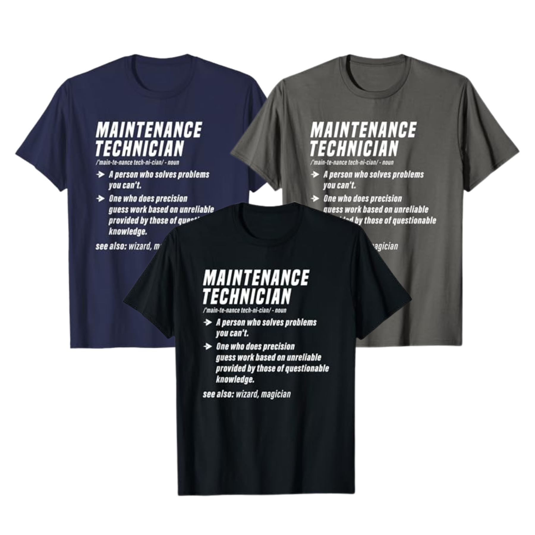 Maintenance Technician Definition T-Shirt