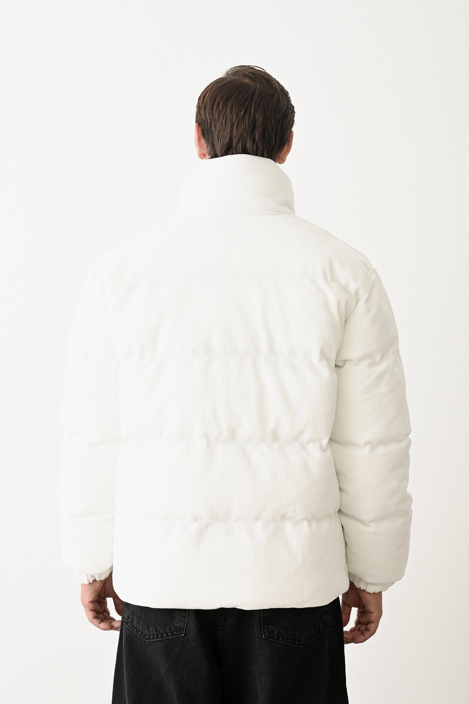 Black Quilted Winter Coat