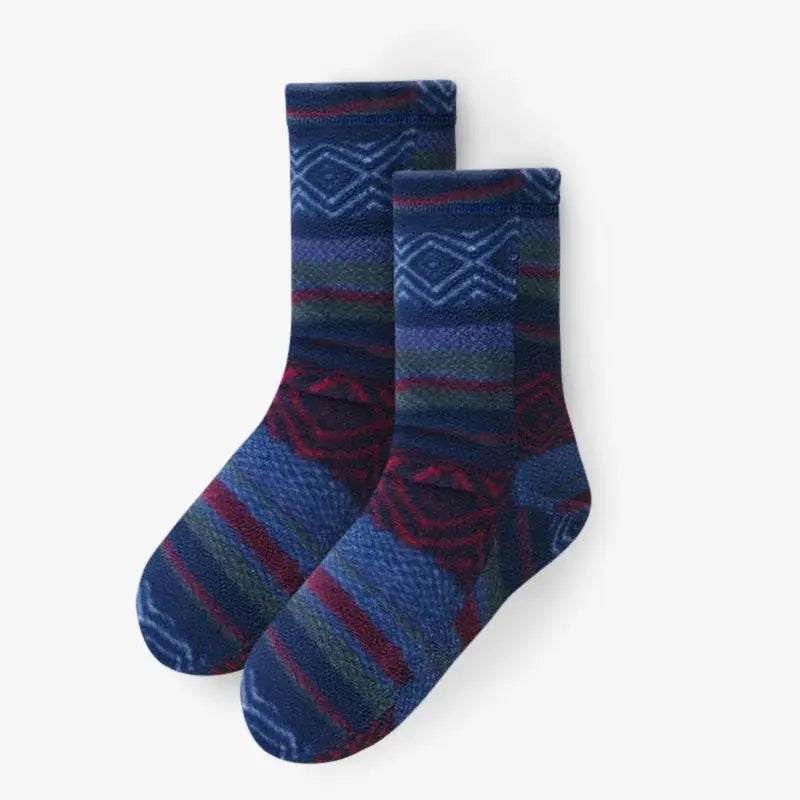 Polar Feet SUPER STRETCHY Fleece Socks - Nordic