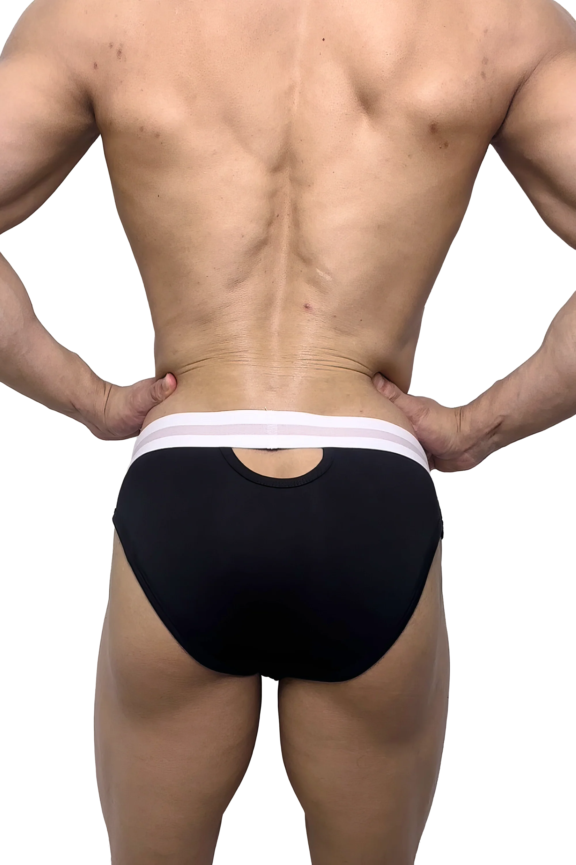 Men’s Sexy Briefs – Hollow Front & Back, Cotton Low Waist