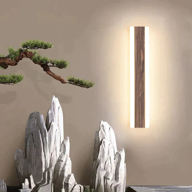Emma's Stainless Steel Waterproof LED Wall Lamp - Imitation Marble Design for Garden and Hotel