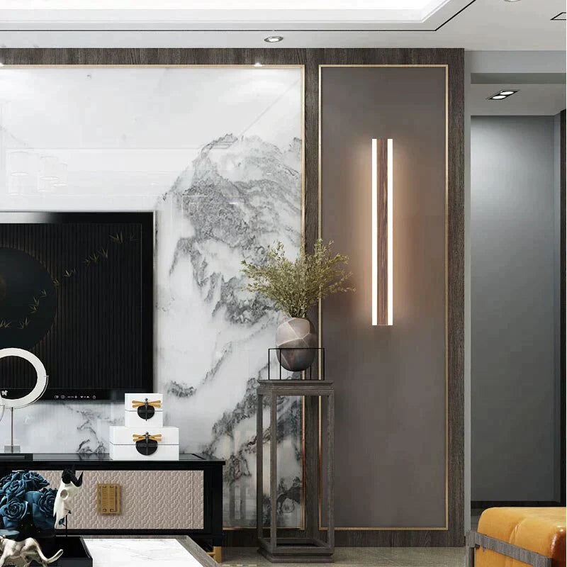 Emma's Stainless Steel Waterproof LED Wall Lamp - Imitation Marble Design for Garden and Hotel