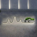 Élisa's IP65 Waterproof LED Wall Lamp - Modern Garden and Villa Landscape Plant Light