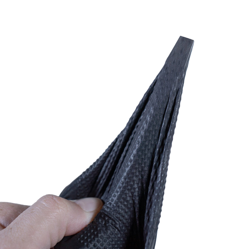 GermBlast Black Nitrile Disposable Gloves, 8 Mil Extra Thick, Diamond Texture, Powder Free, Latex Free, 100 Count