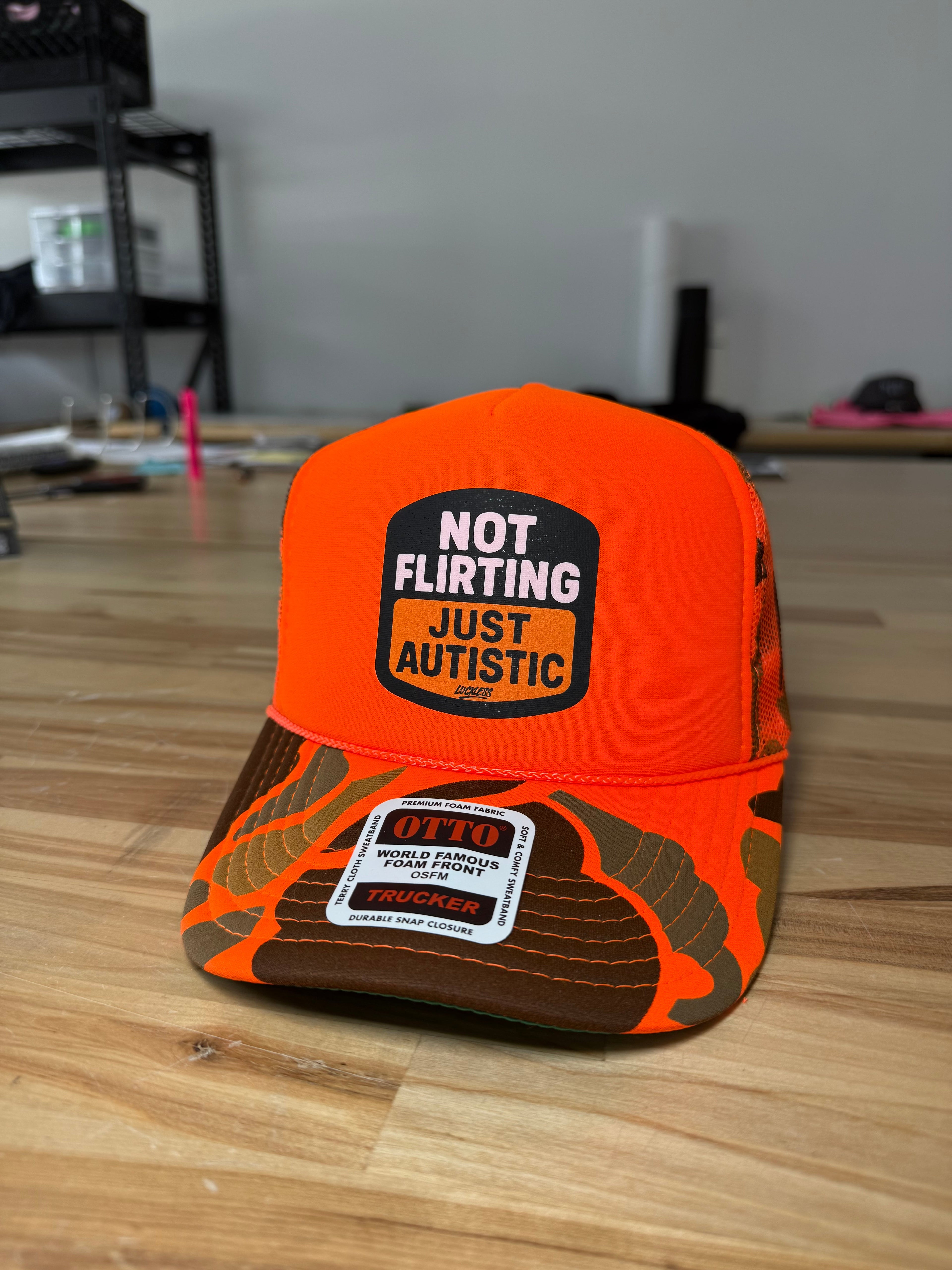 Not Flirting Trucker Hat
