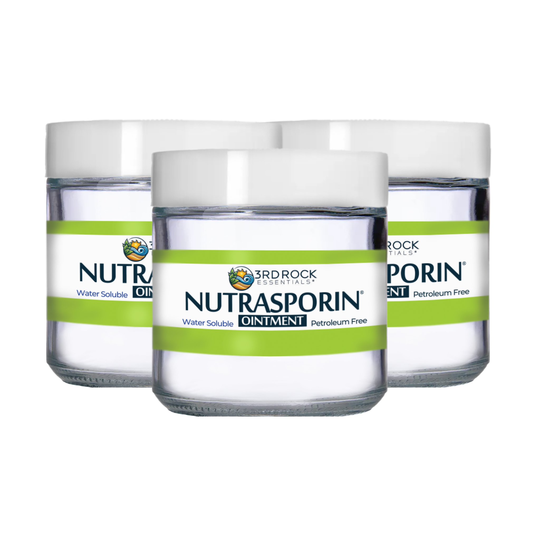 Nutrasporin® - 3 oz JAR - All Natural First Aid Ointment 100ppm Silver Gel