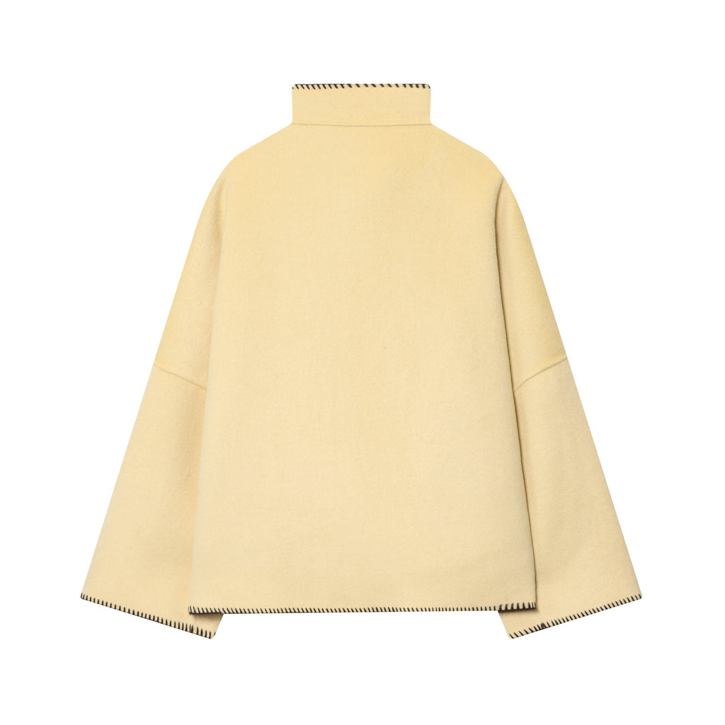 Women's Attractive Fashion Casual Turtleneck Long-sleeved Coats