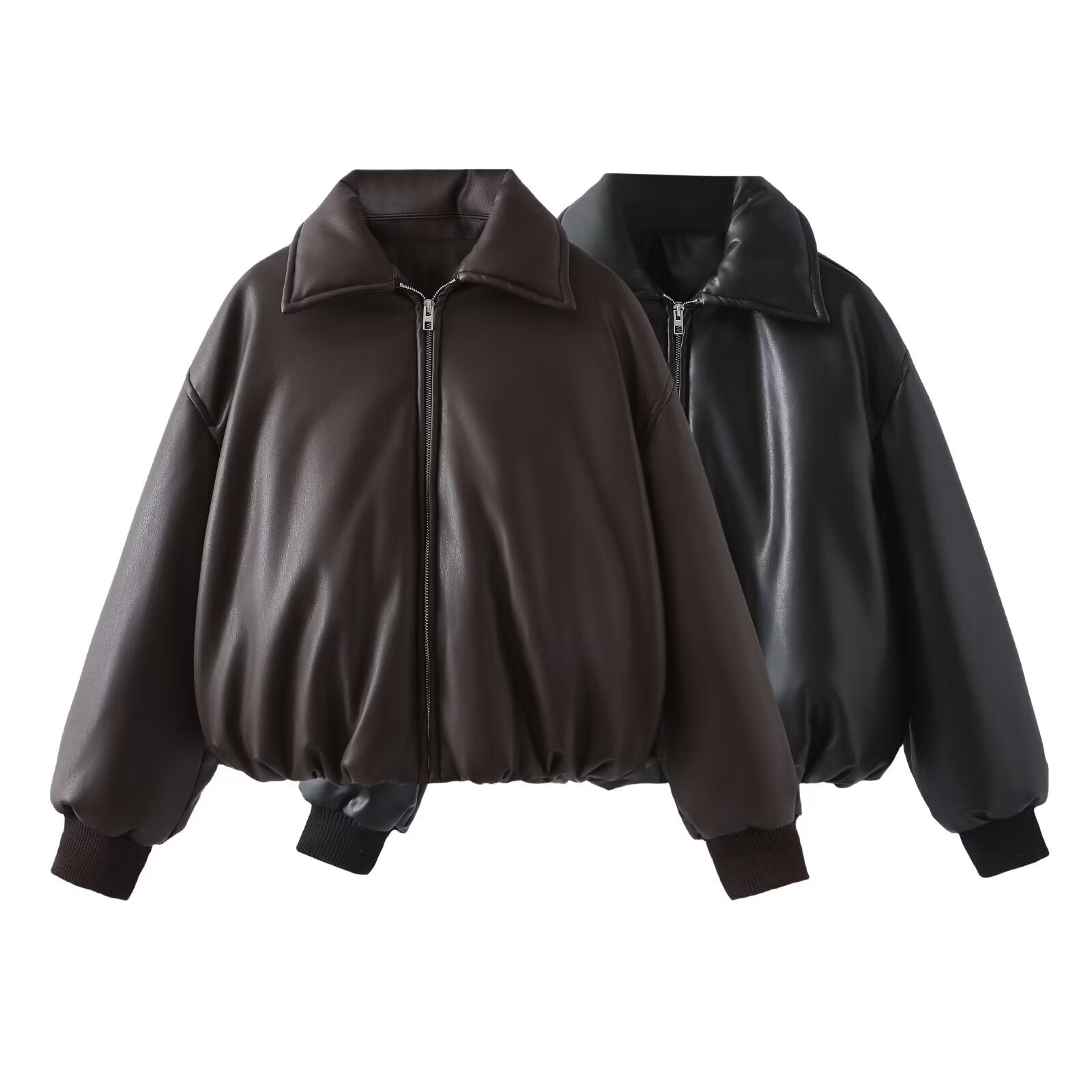 Women's Retro Crew Neck Shackle Lamb Wool Coats