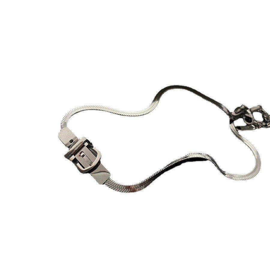 Women's Titanium Steel No Fading Elegant Strap Necklaces