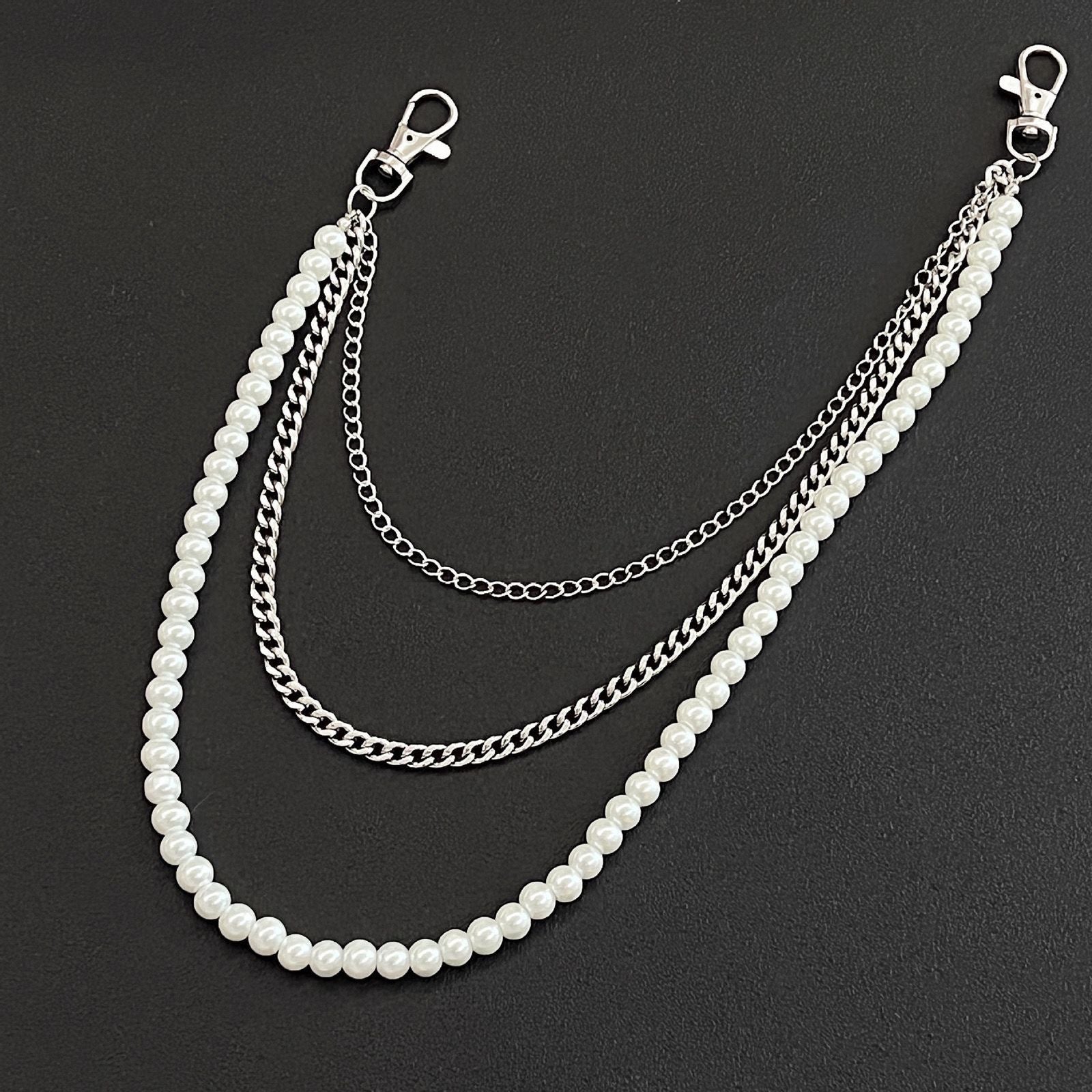Multi Layer Pearl Pants Chains