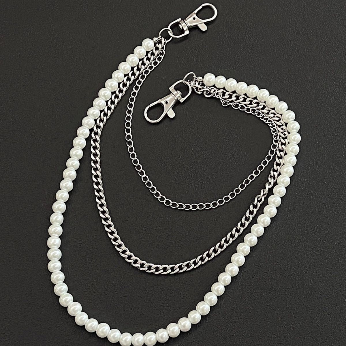 Multi Layer Pearl Pants Chains