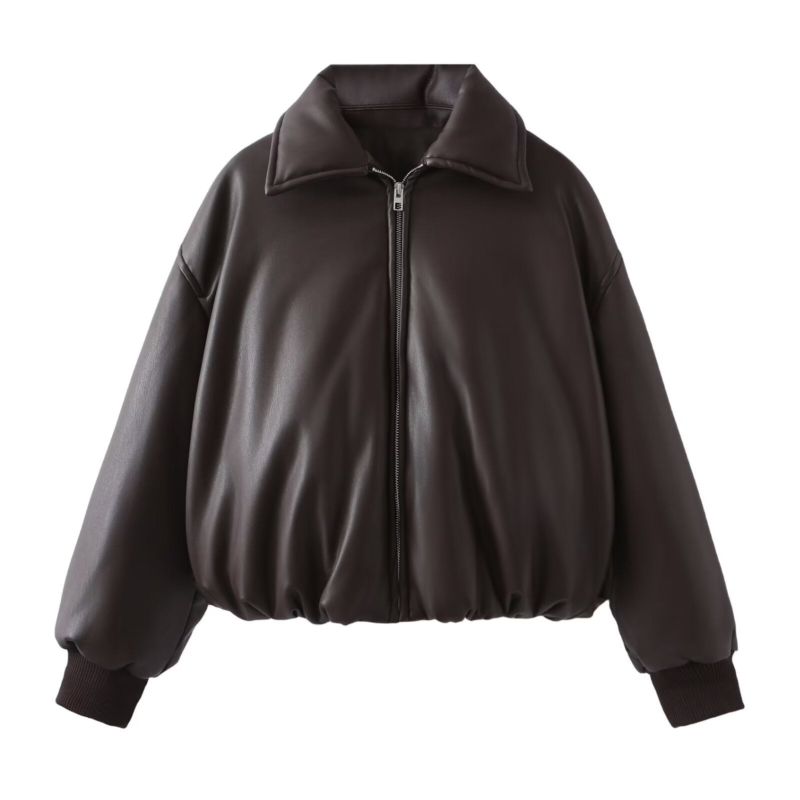 Women's Retro Crew Neck Shackle Lamb Wool Coats